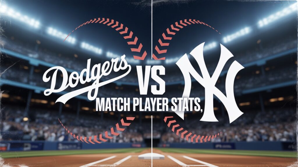 Dodgers vs Yankees Match Player Stats
