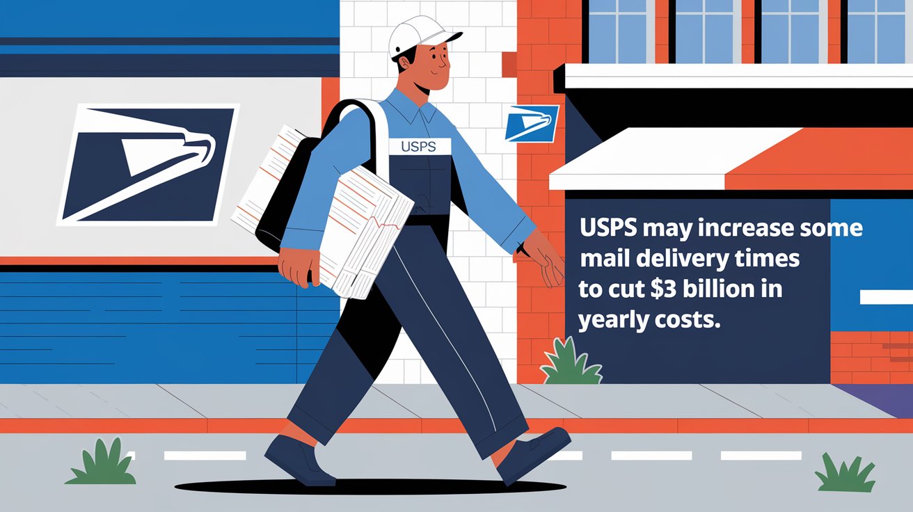 USPS May Increase Some Mail Delivery Times to Cut $3 Billion in Yearly Costs