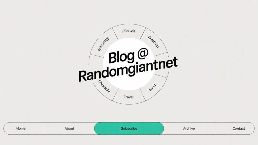 Blog @ RandomGiantNet – Your Ultimate Online Hub